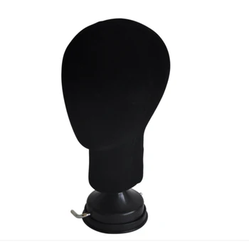 

Female Foam Mannequin Head Wigs Hats Hairs Glasses Display Model Stand Black for Wigs