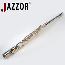 Высокое качество Флейта JAZZOR JYFL-E100S профессиональная Посеребренная флейта C тон Студенческая флейта 16 открытое отверстие flauta духовой инструмент