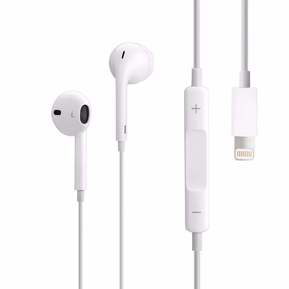 

Lightning Earpod New Design For iPhone 7/iPhone 7 Plus Earphone For Entertainment :Music And Movie Color Stylish White