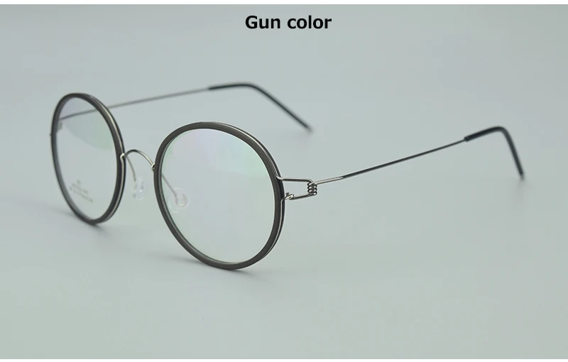 Бренд бирки ретро очки в оправе для мужчин titanium чистая ручная работа очки для близоруких людей Очки оправой, очки с оправой для женщин