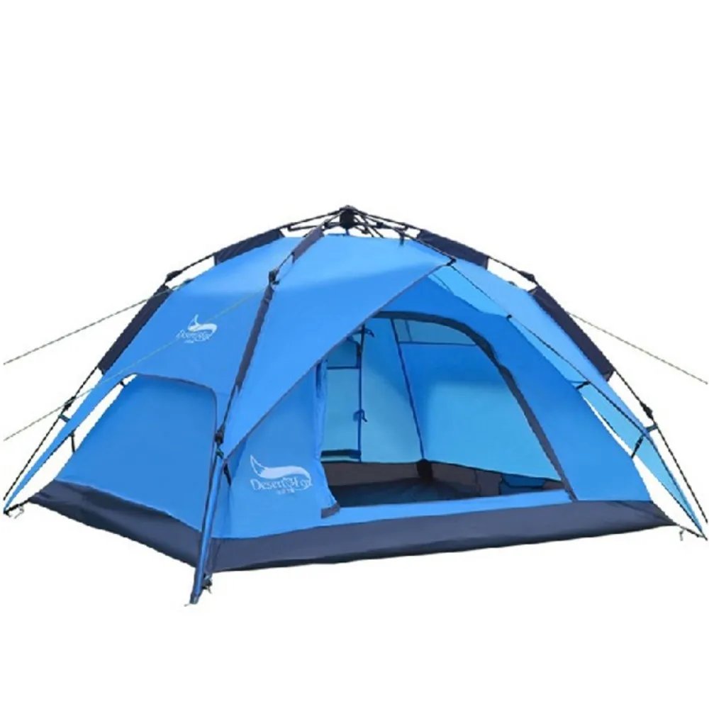 Outdoor 3-4 people double-layer automatic tent rainproof camping tent free assembly camping tent camping camping supplies Outdoor 3-4 people double-layer automatic tent rainproof camping tent free assembly camping tent camping camping supplies