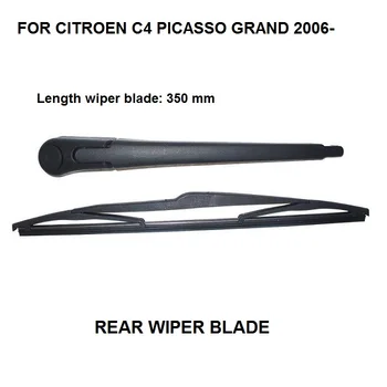 

FREE SHIPPING FOR CITROEN C4 GRAND PICASSO (2006-2016) 350MM REAR WIPER ARM + BLADE KIT NEW