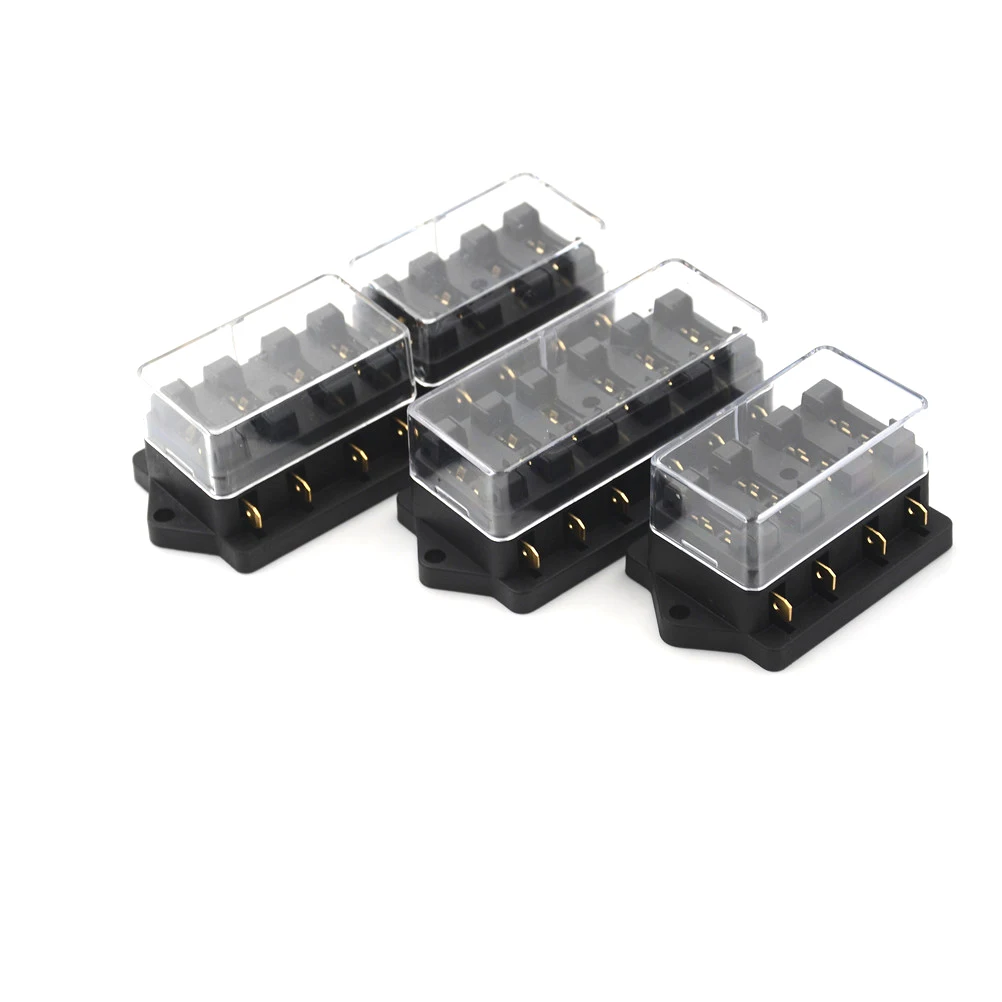 

4/6/8 Way Car Vehicle Circuit Automotive Blade Circuit Fuse Box Varied Way Flat Plate Fuse Box Car Fuse Accessory