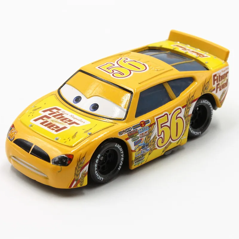 Дисней Pixar тачки 24 стиля 1:55 номер гонщик литья под давлением игрушки из металлических сплавов подарок на день рождения Рождество для детей Машинки Игрушки - Цвет: NO.56