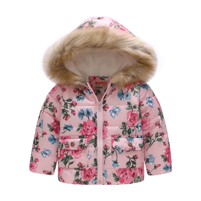Kids Unisex Down Parkas Winter Baby Padded Outerwe Girls Boys Casual H ...