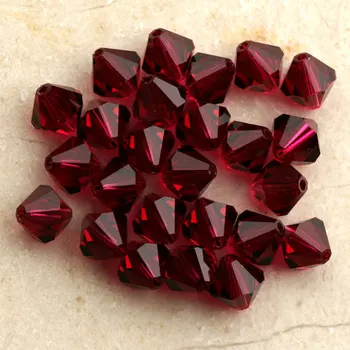 

Free Shipping, 720pcs/Lot 3mm rubby color Chinese Top Quality Crystal Bicone Beads