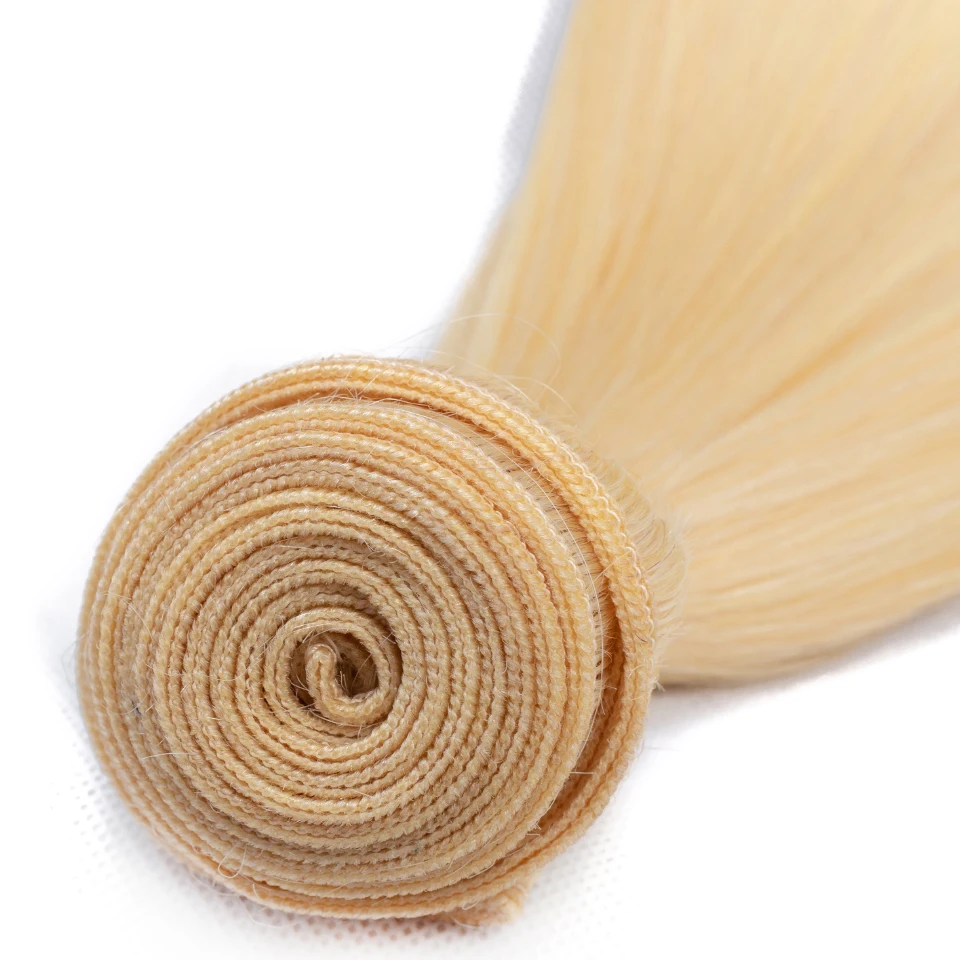blonde bundles with closure 12