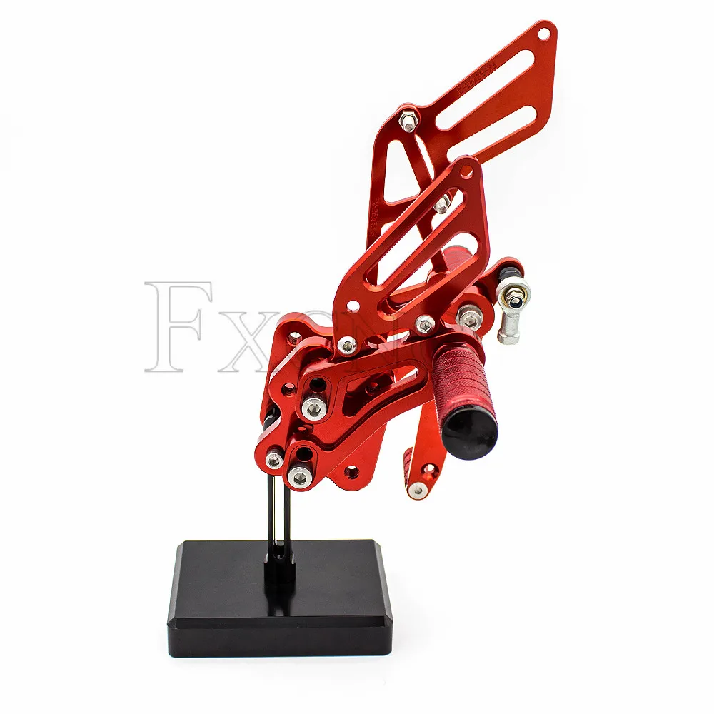 CNC Алюминиевые мотоциклетные Подножки Набор подножки Rearset для Suzuki GSXR 600 GSXR600 GSXR750 K6