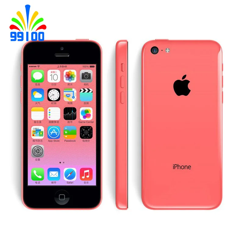 Б/у Apple iPhone 5C 4,0 дюймов экран разблокированный двухъядерный мобильный телефон 8 ГБ/16 ГБ/32 ГБ rom