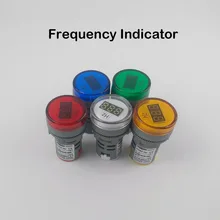 TOMZN AC 0-100 Гц 22 мм светодиодный индикатор частоты, сигнальный светильник, красный, желтый, зеленый, белый, синий