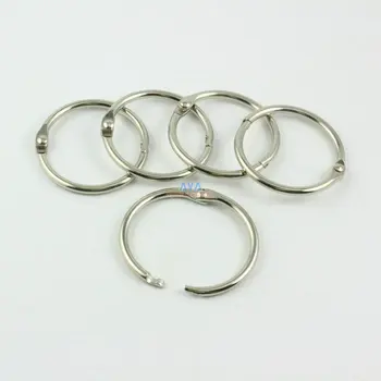 

30 Pieces 32mm Metal Curtain Rings Curtain Open Rings Sliding Hook Rings