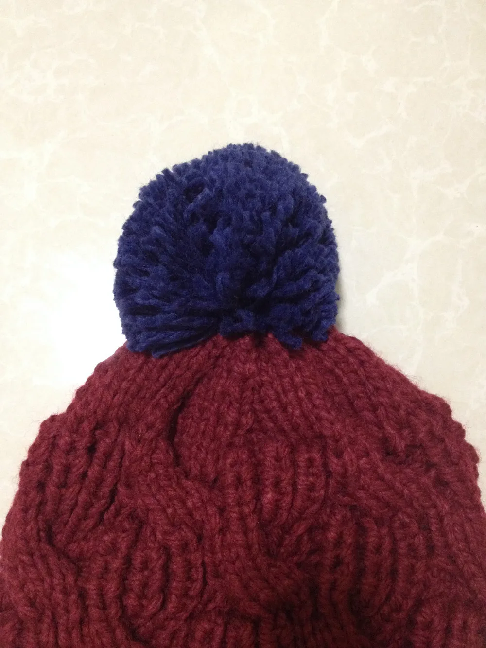 BomHCS Новая модная зимняя теплая шапка ручной работы вязаная кепка для улицы женская шапка