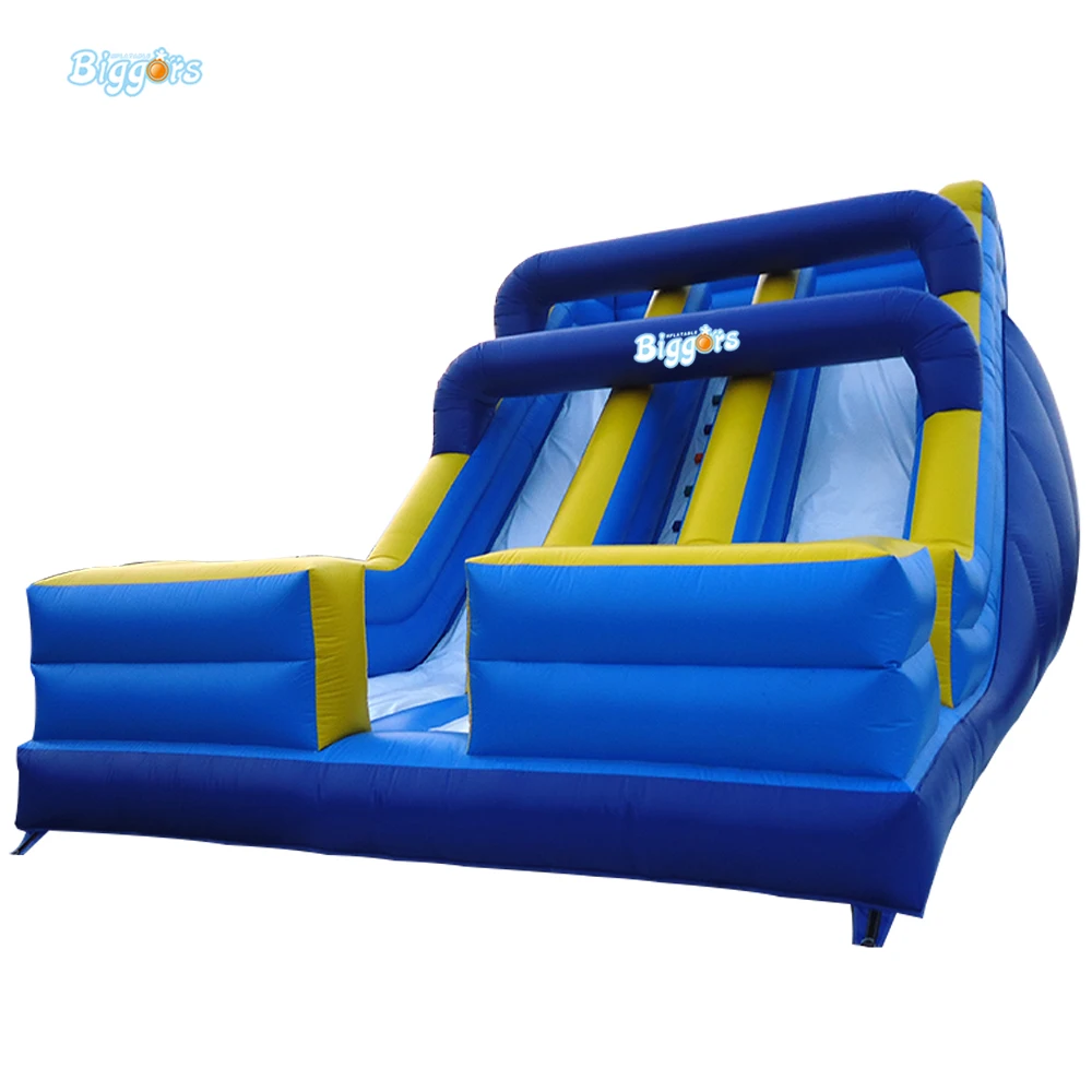 Commercial PVC Vinyl Double Lane Kids Inflatable Water Slide Giant Inflatable Water Slide in