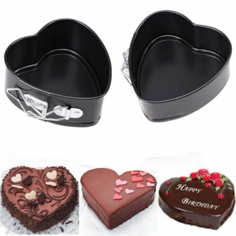 WCIC форма сердца, антипригарная форма, форма для шоколадного торта, форма для выпечки со съемным дном, формы для выпечки, инструменты для выпечки