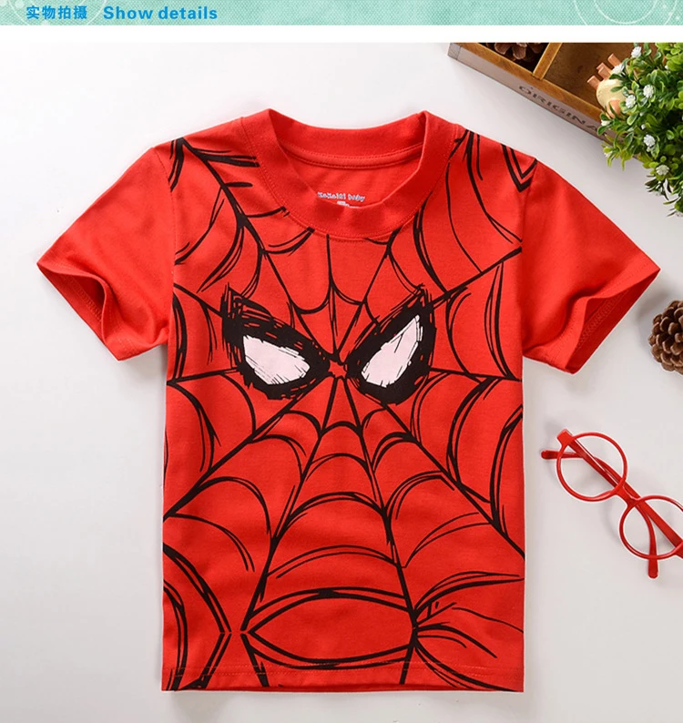 camisetas de spiderman para niños