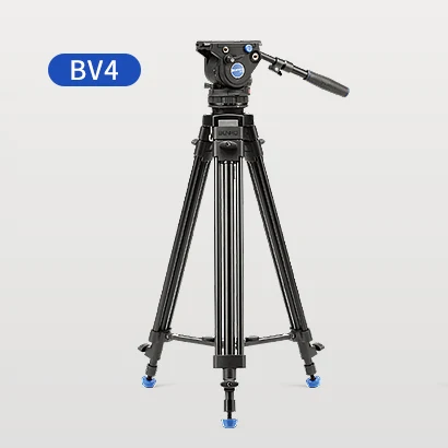 Benro BV6/BV4/BV8/BV10 серия штатив для камеры Регулируемый демпфирующий гидравлический PTZ фотография Профессиональный штатив - Цвет: bv4