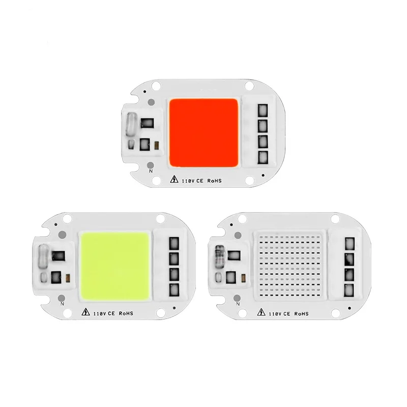 Светодиодный прожектор 20 Вт 30 50 AC220V 110 В умный чип IC не нужен драйвер синий белый
