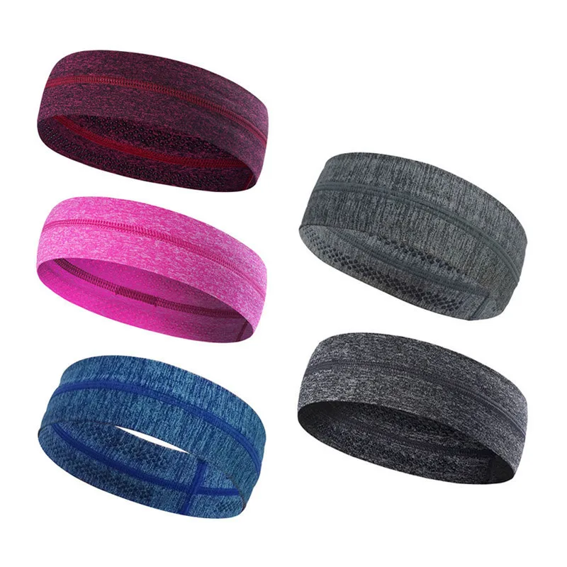 Sweatband Fitness Head Band Cloth Headband Non Slip Sport Sweat Band