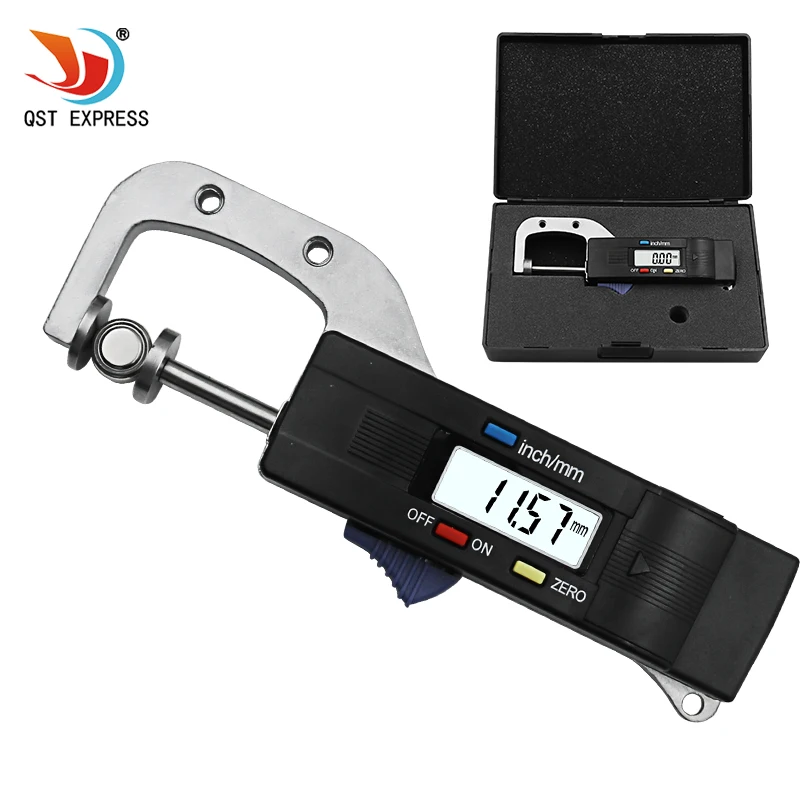 

0-25mm Digital Horizontal Thickness Gauge 0.01mm Jewelry Pearl Ruler Round Diameter Metal Measuring Thickness Meter Micrometer