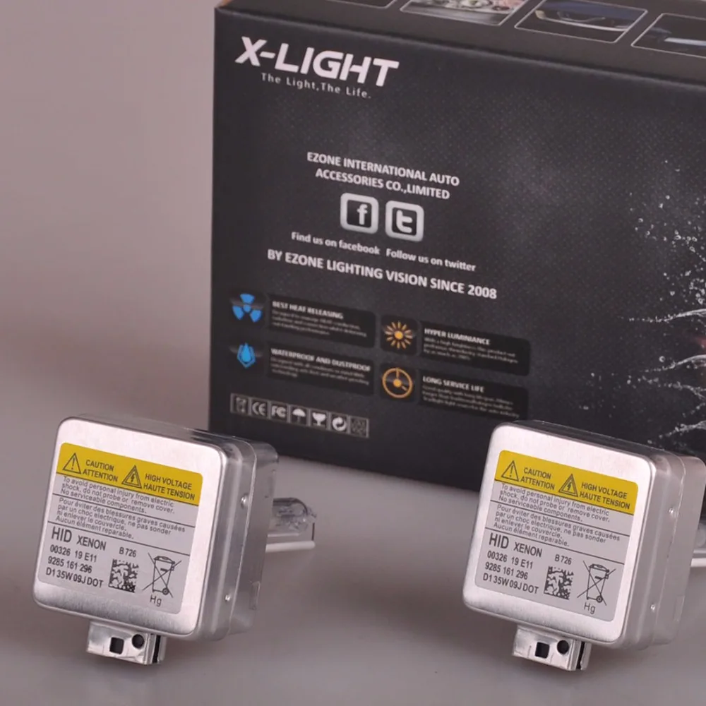 2 шт. ксеноновые лампы для PHILIPS GE или OSRAM 8000K Ultra Platinum + 50%|xenon bulb|xenon replacement bulbd1s xenon bulb |