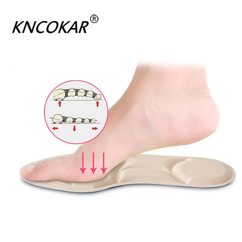 

4 D Ms High-Heeled Shoes Insole Breathable Comfortable Insoles Arches Ms Can Cut Soft Insoles