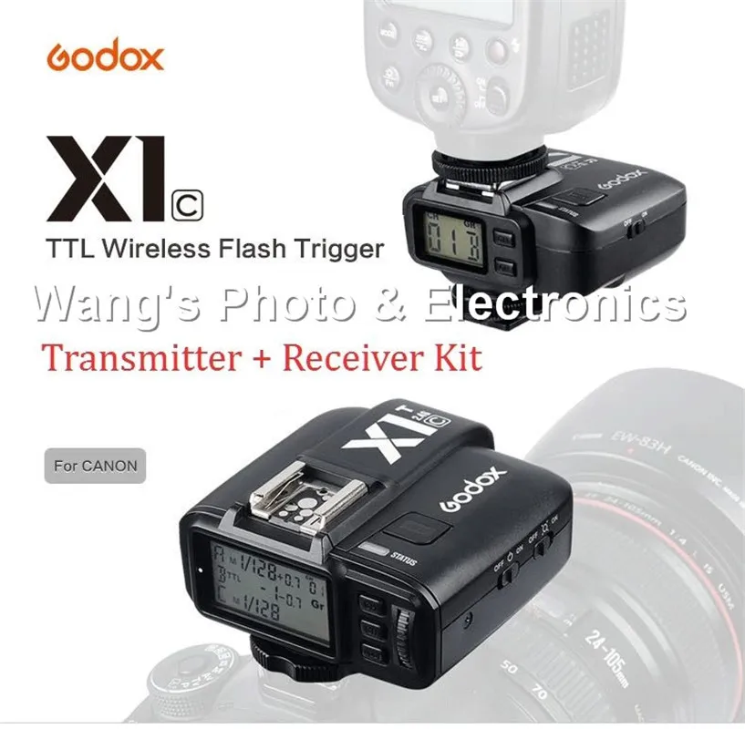 Godox X1C E TTL II Wireless Flash Trigger Kit for Canon EOS Digital