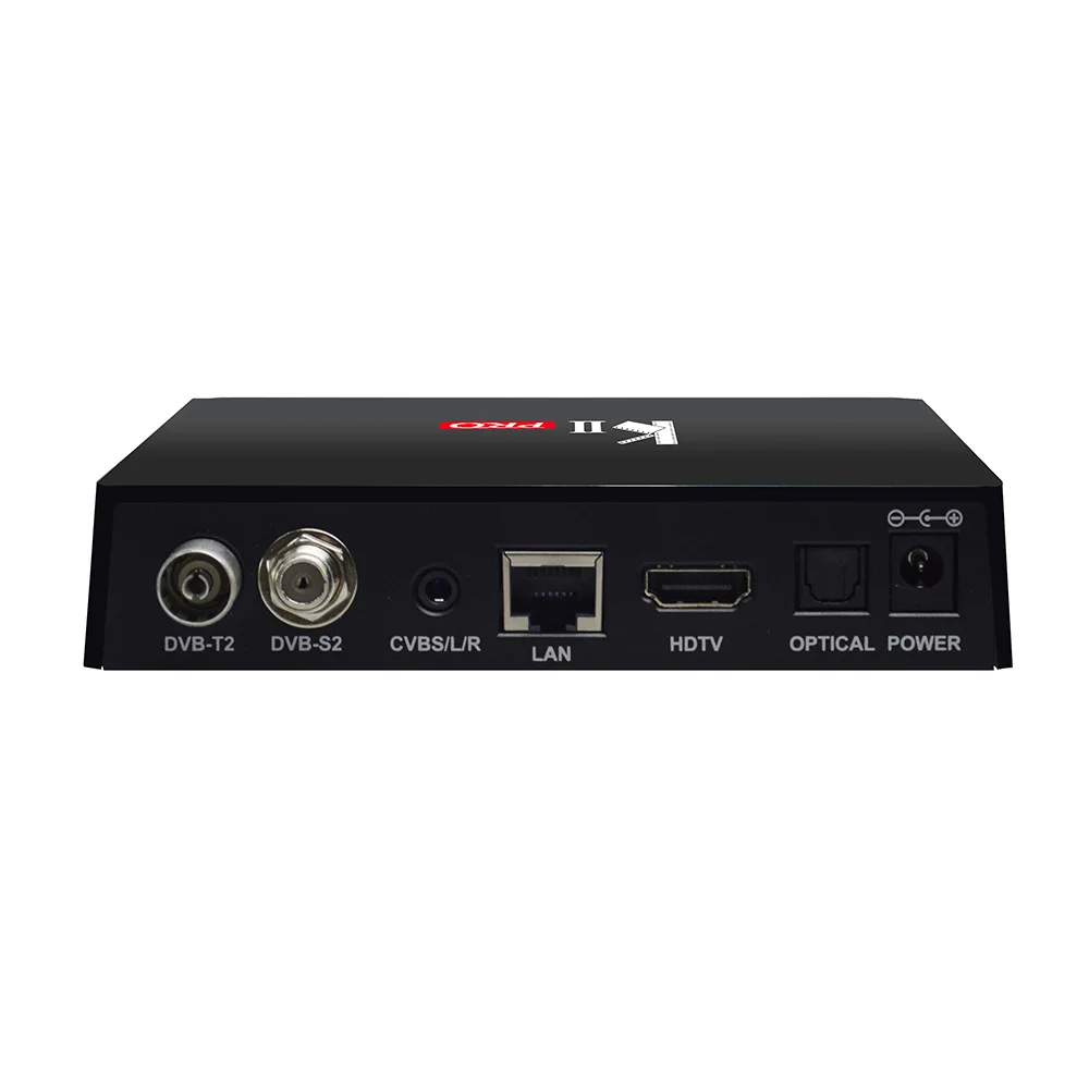 ТВ приставка MECOOL KII PRO четырехъядерный процессор Amlogic S905D 64 бит Android 2 ГБ + 16 DVB S2 T2