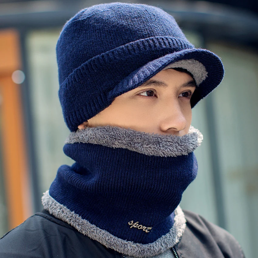 Зимние шапки Skullies Beanies шапка для мужчин и женщин шерстяной вязаный теплый