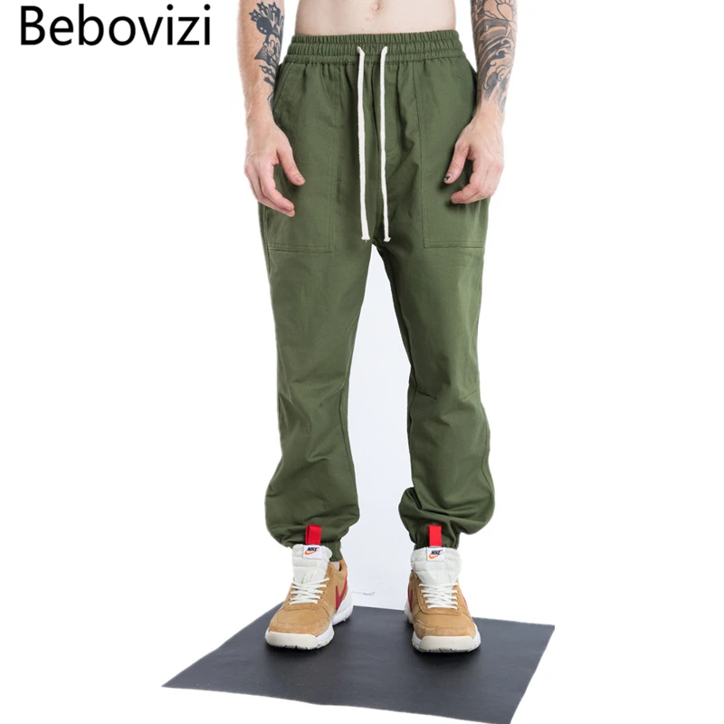 Bebovizi Brand Khaki Army Green Tactical Cargo Pants Men Joggers ...