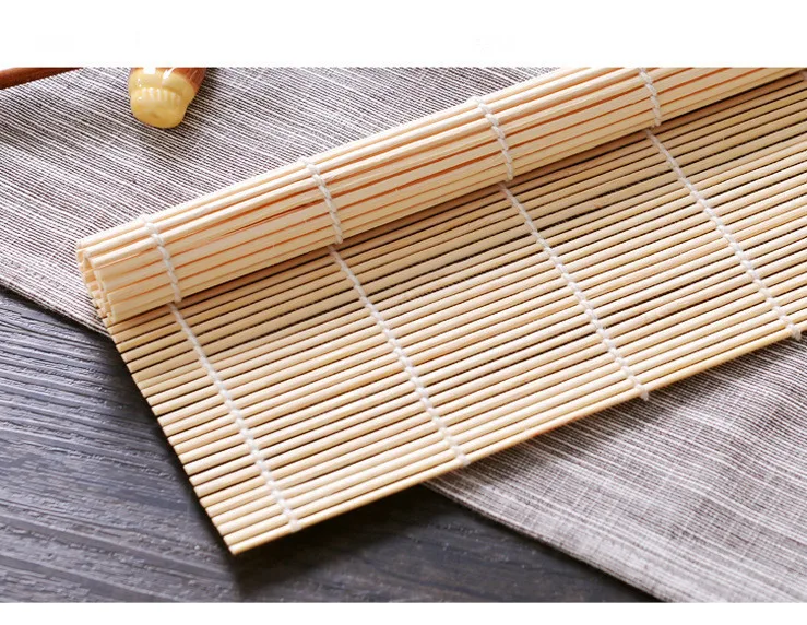 1 шт. домашний рис высокое качество производитель идеальный коврик гаджет кухонная посуда кухонный DIY Коврик для приготовления суши комплект бамбуковое весло портативный OK 0421