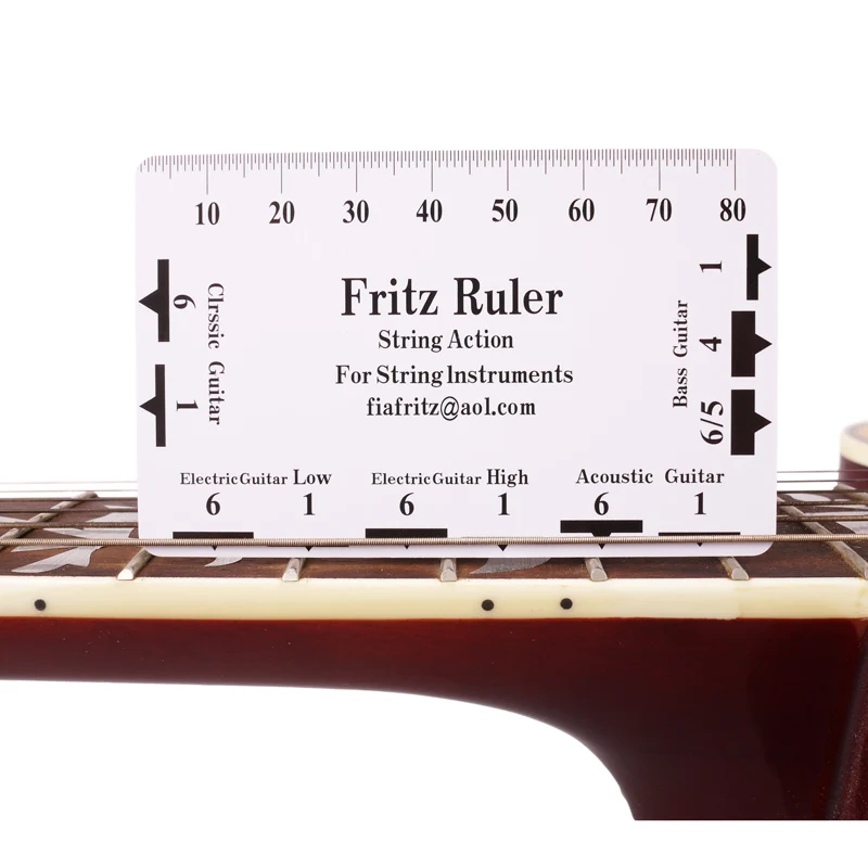 1 шт. гитарная бас-струнная линейка, Fritz пластиковая струна тон, линейка для роста, инструмент