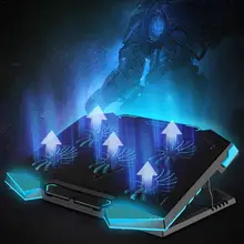 Несколько регулируемые уровни кулер для ноутбука Подставка охлаждающая подставка для ПК компьютер ноутбук ПК Macbook