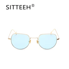 SITTEEH gafas de Sol Nuevo retro small square gafas de sol para los hombres mujeres gafas de sol oculos lunette de soleil masculino mujer SI516