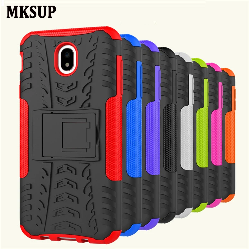 

For Samsung J7 2017 J730F Anti-Knock Case Hybrid Kickstand PC+TPU Back Cover Hard Phone Case for Samsung Galaxy J7 2017 SM-J730