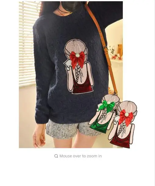 

Dingdian Embroidery patch girl fashion decals Ironing Sewing DIY applique garment accessories 1PC