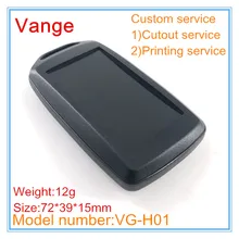 2 шт./лот, портативная формовочная коробка, ABS пластик, сделай сам, коробка для проекта, чехол 72*39*15 мм, Электронная коробка для управления продуктом