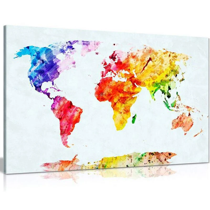 

5D DIY Diamond Painting Colorful World Map Diamond Mosaic Picture Of Rhinestones Diamond Embroidery Cross Stitch Decor JS4509