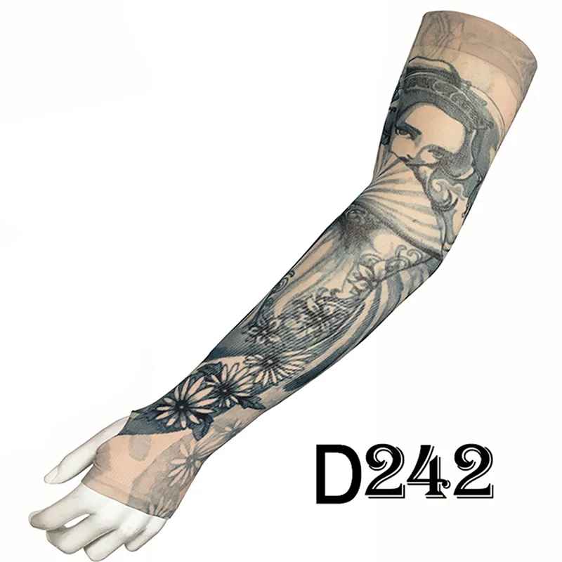 Унисекс для рук с защитой от ультрафиолета рукава Мода татуировки рукава рука грелка наружные временные фальшивые татуировки грелка рукава Mangas