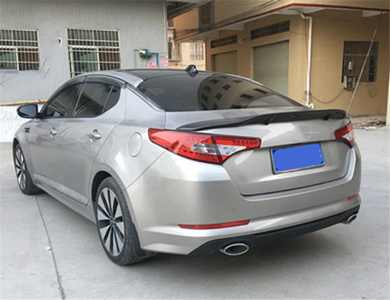 Углеродное волокно заднее крыло автомобиля Спойлер для Kia K5 Оптима Высокое качество хвост FRP цветной спойлер клей для установки 11 12 13