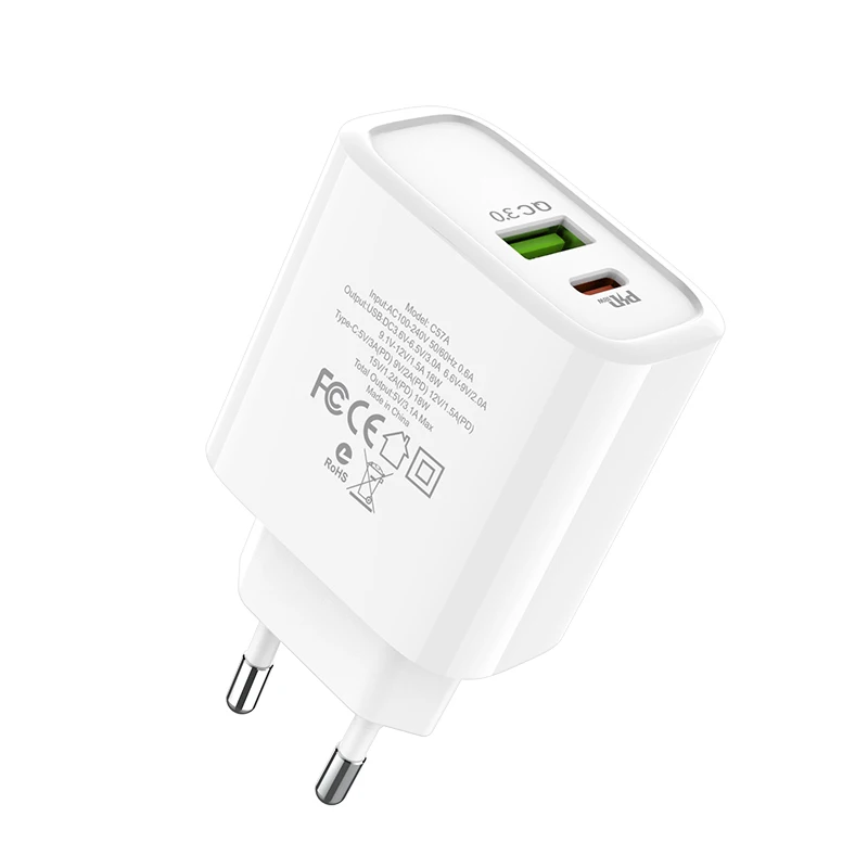 Зарядное устройство HOCO USB быстрое зарядное PD QC4.0 QC 3 0 EU US UK Type C для iPhone 11 Pro Max X Xiaomi