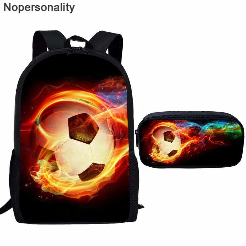 Nopersonality Cool Ice Fire Soccerly/Foot Ball школьная сумка для подростков мальчиков повседневные школьные сумки детские рюкзаки Детский рюкзак - Цвет: Z1996CK
