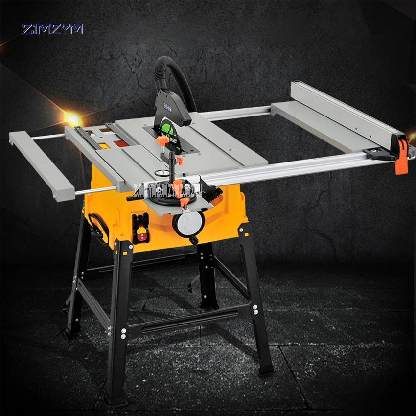 10 inch Woodworking Table Saw Wood Carving Cutting Machine Circular Blade Working Power Tools Panel Dust-free Machine For Sawing