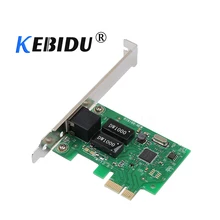 Kebidu ПК компьютер 1000 Gigabit Ethernet PCI Express PCI-E плата сетевого контроллера 10/100/1000 Мбит/с RJ45 Lan адаптер конвертер