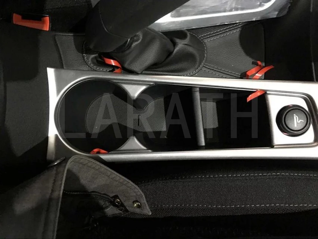 Для Citroen C4 C-Quatre седан автомобильный детектор отделка ABS лампа из нержавеющей стали центральной консоли Средний Кубок передаточное подлокотник рамка