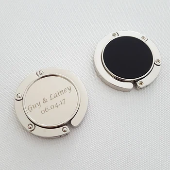 

20pcs Personalized Wedding Favor Unique Gift Engraved Handbag Holder Purse Hook Women's Handbag Hanger Bridal Shower Party Favor