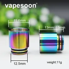 Rainbow Stainless Steel Vape Mouthpiece 810 Drip Tip for e-cigarette Atomizer for SMOK TFV12 Prince / TFV8 Big Baby Tank Rainbow Stainless Steel Vape Mouthpiece 810 Drip Tip for e-cigarette Atomizer for SMOK TFV12 Prince / TFV8 Big Baby Tank