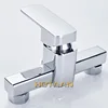 Free shipping Polished Chrome Finish New Wall Mounted shower faucet Bathroom Bathtub Handheld Shower Tap Mixer Faucet  YT-5336 ► Photo 2/6