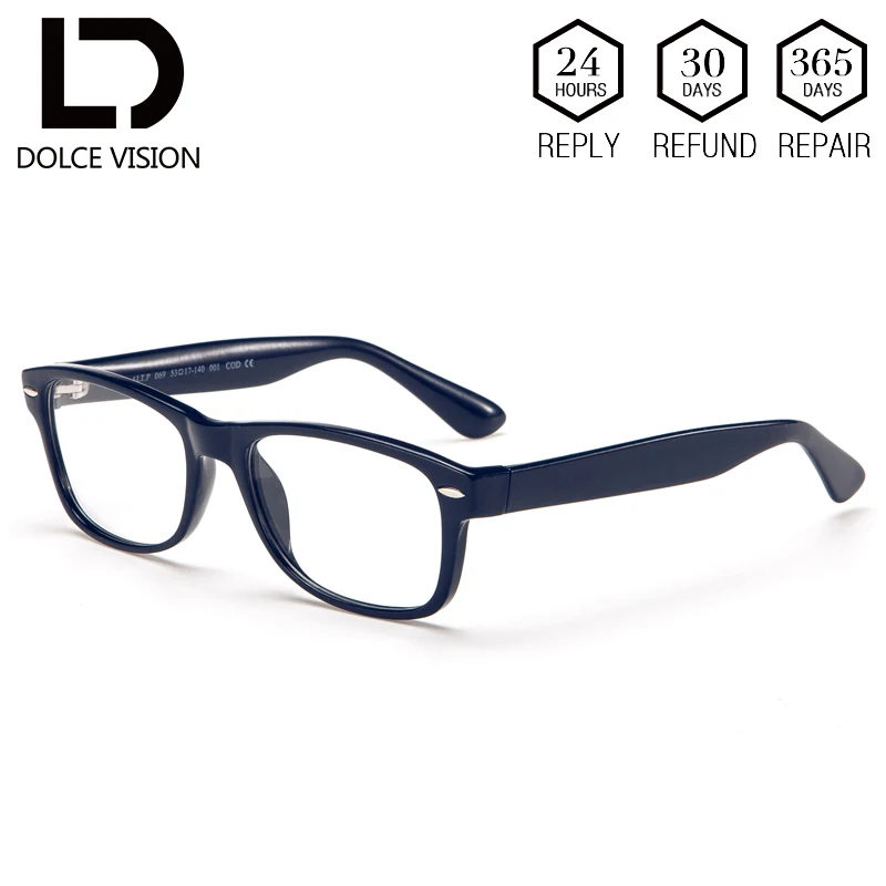 

DOLCE VISION Rivets Vintage Tortoiseshell Frame Glasses Women Clear Lens Prescription Customized Optical Computer Eyeglasses New
