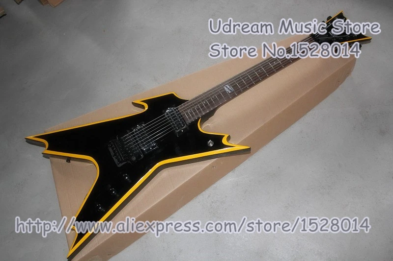 

Hot Selling Chinese Dean RAZORBACK 7 String Electric Guitar With Black Floyd Rose Tremolo Free Shipping