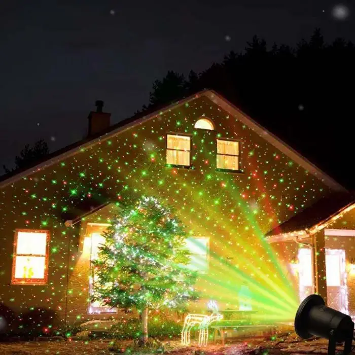 Открытый движущийся прожектор светильник лазерный светодиодный садовый водонепроницаемый Рождественский сценический светильник s лампа AI88